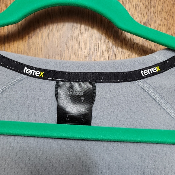 NWOT.  Adidas Men's Terrex Technopile fleece hoodie.  Size L.  (895) - Picture 8 of 11